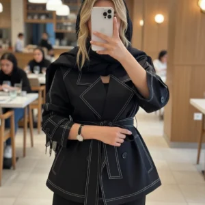 مانتو کتان پاییزه مدل اینار