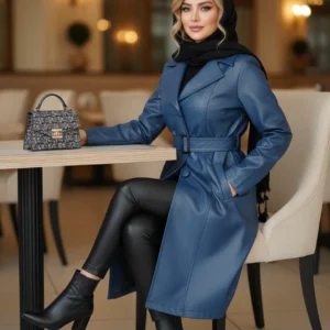 پالتو چرم مدل هرمینا🔺کد:2350