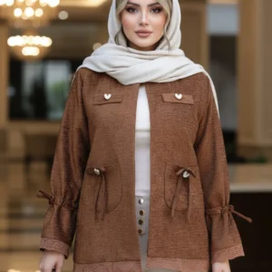 کت پاییزه مخمل مدل نازیلا 💥