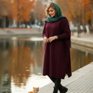 🔸 مانتوی بافت اکریلیک کد 309