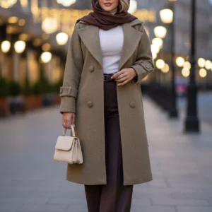 👗 پالتو فوتر ، ترنج کت🔢 کد 1248