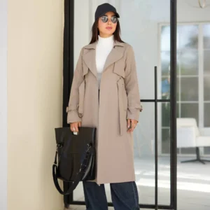 👗بارانی پشت دکمه 🔢 کد 1412