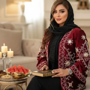 مانتو کتی یلدایی مدل عسل