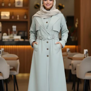 بارانی دوتیکه سارافون کت مزونی کد 333