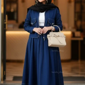 ست دو تیکه کت و دامن مدل کیانا