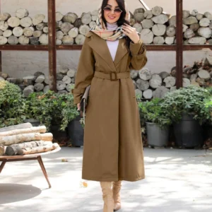 بارانی کلاه دار گندم