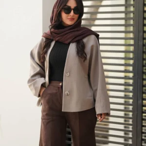 کت یقه هفت دو دکمه مدل سارینا