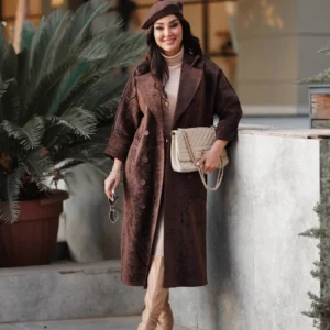 مانتو  مخمل مدل سروناز دالاس   