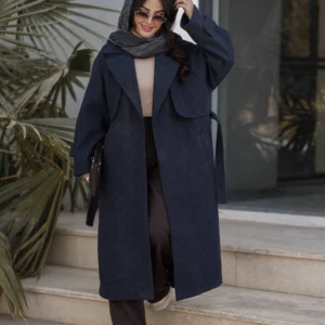 پالتو سایزبزرگ شنل دار نسترن