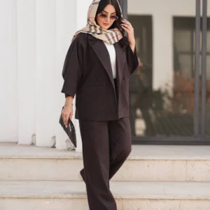 کت شلوار فوتر سایزبزرگ ضحا