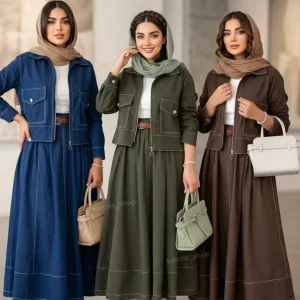 ست دو تیکه کت و دامن مدل  ارغوان ، کیانا ‌