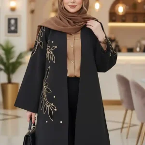 🧵 مانتو کتی مدل سارین | کد 1022