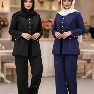 🌿ست سه تیکه مدل: رزالین  🌿