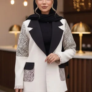 👗 کت یقه انگلیسی مدل مهوا