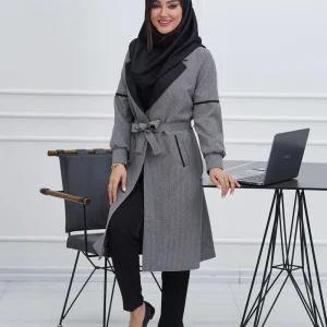 مانتو دانشجویی دیپلمات مدل نیلکا🔺کد: 2136